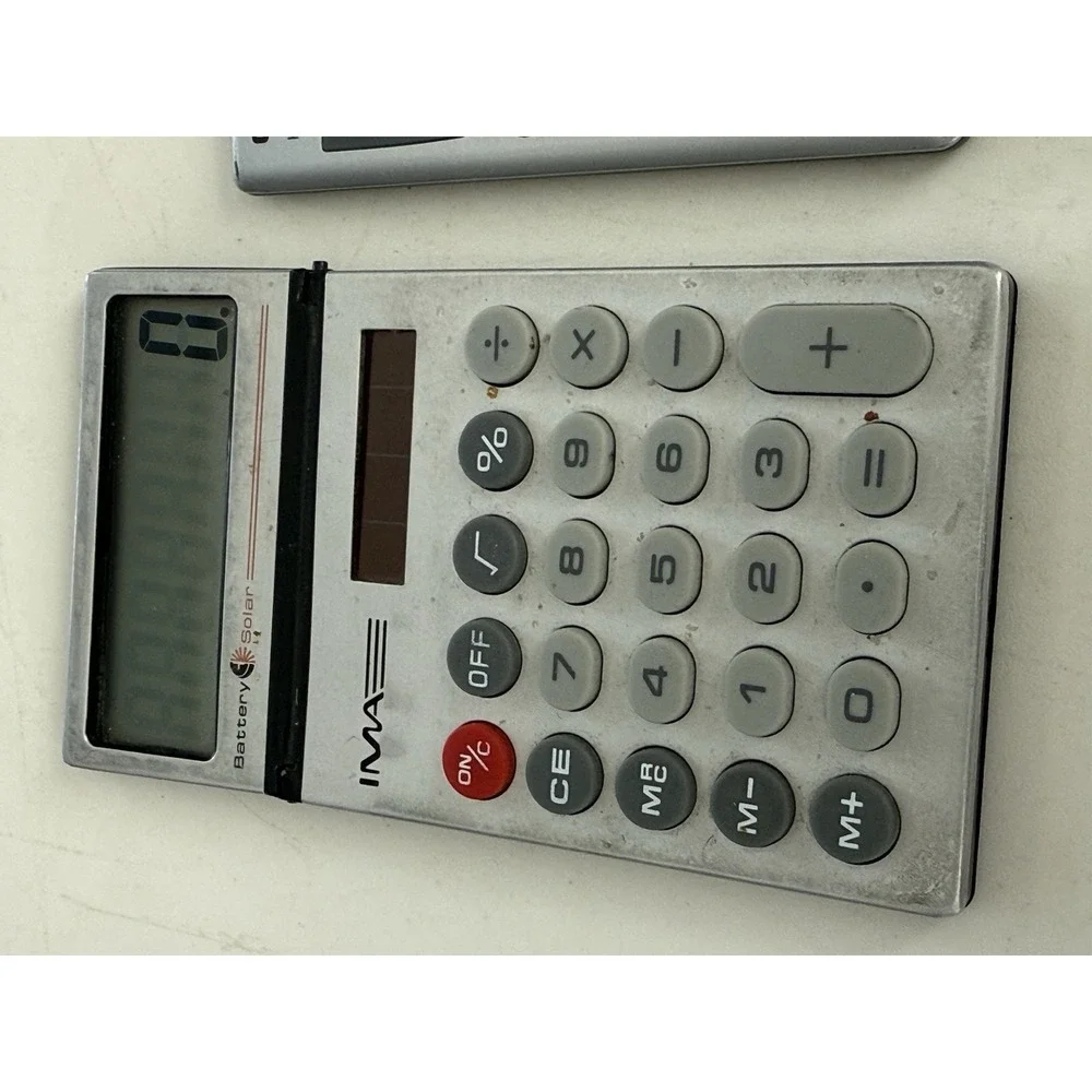 Lot Of 2 Vintage Calculators